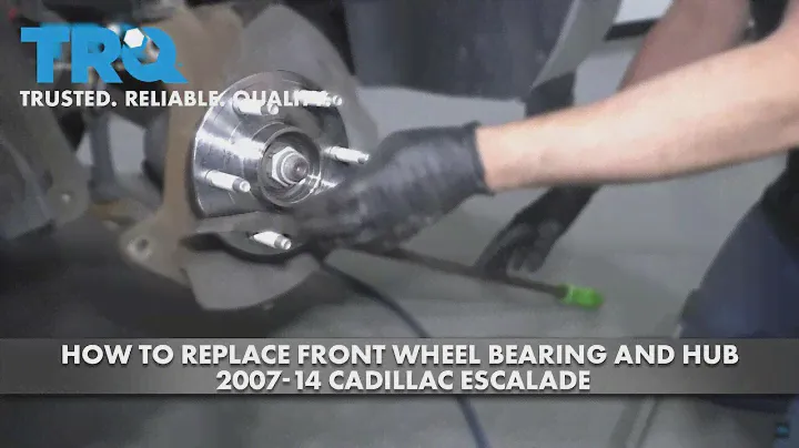 How to Replace Front Wheel Bearing and Hub 2007-14 Cadillac Escalade
