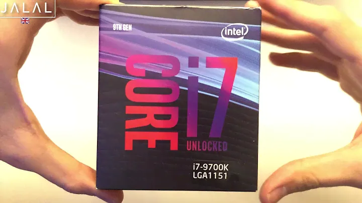 Intel Core i7-9700K unboxing, quick review