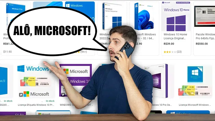 ATIVAÇÃO DO WINDOWS POR R$ 1000 OU R$ 50? QUAL EU COMPRO? LIGUEI PRA MICROSOFT