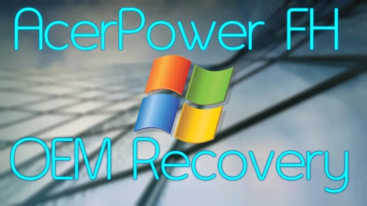 Восстановление штатной Windows XP на компьютере AcerPower FH