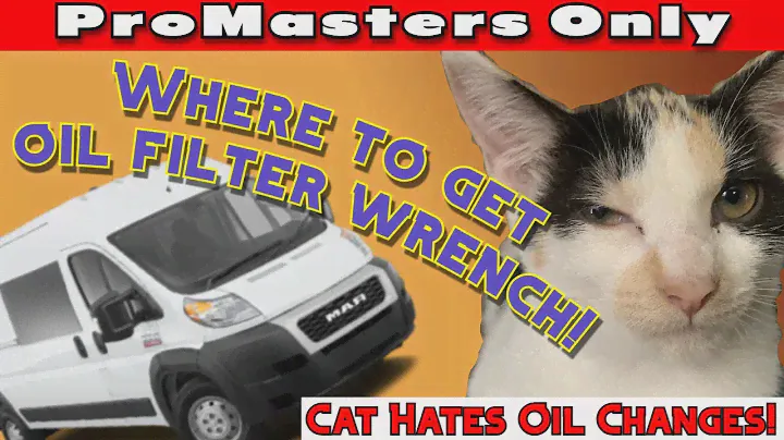 Ram Promaster: Get the right oil filter wrench ratchet socket for DIY oil changes. Promasters Only