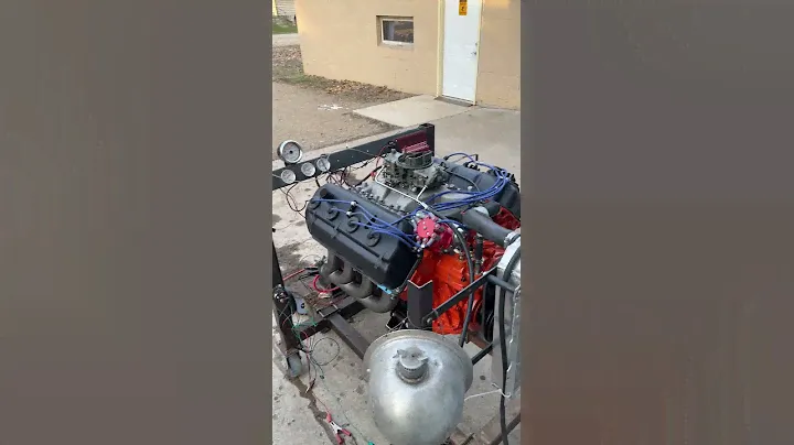 RW Motorsports, LLC Chrysler 426 Hemi on the test stand. Hydraulic Roller Camshaft. 1971 Challenger