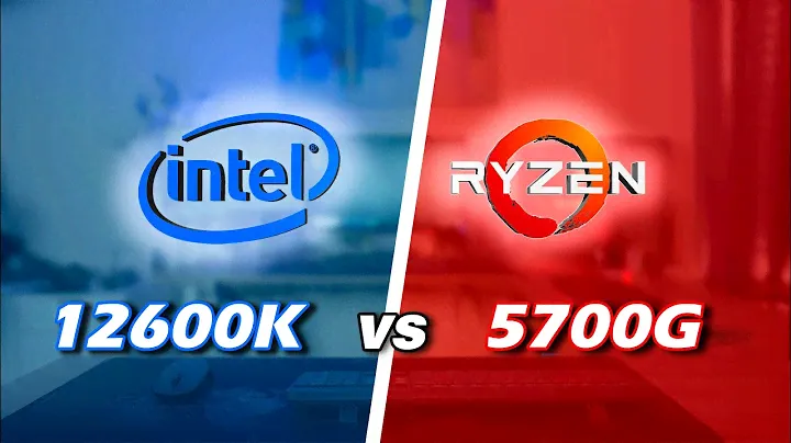 Intel 12600k vs Ryzen 5700g - MID-RANGE CPU FACEOFF - Integrated Graphics, Power, Premiere Pro
