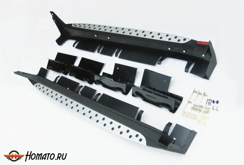 Пороги OEM bmw style для HYUNDAI ix35 "10-/"14--2