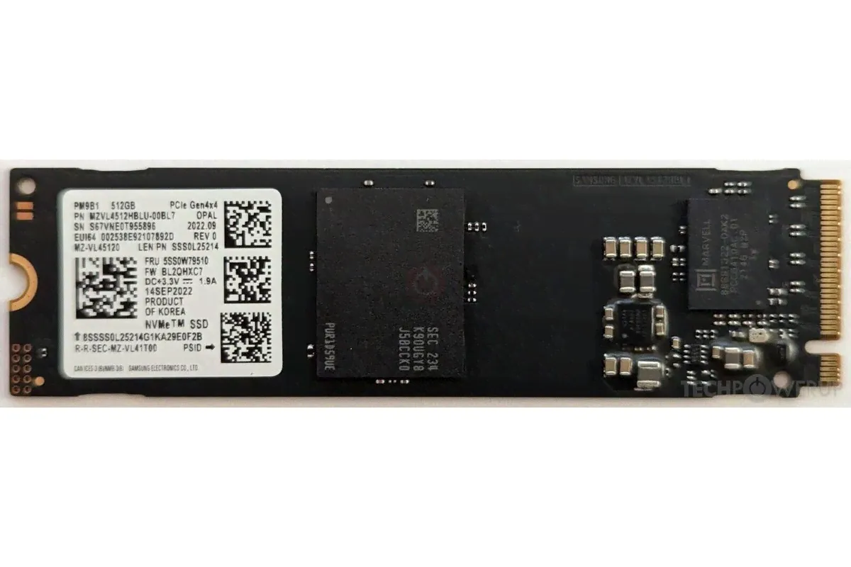 Жесткий диск SSD 512 Gb; Samsung PM9B1; oem-0