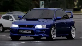 Накладка OEM на передний бампер для Impreza gc8 ver.6 WRX STI