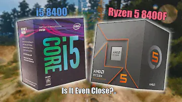Intel Core i5 8400 Vs AMD Ryzen 5 8400F - Is It Even Close?
