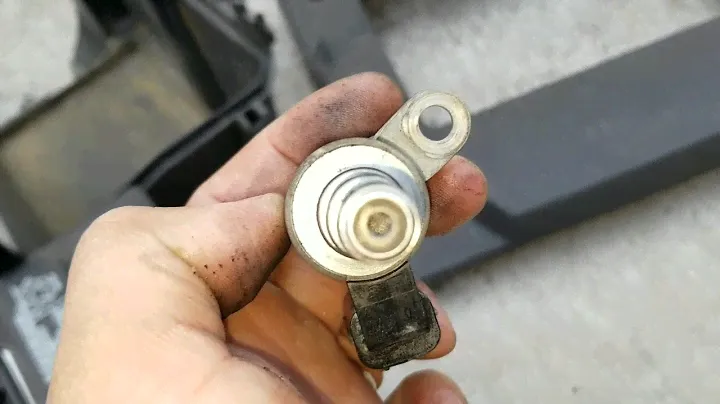 How to remove solenoid valve on tranny on a Acura Tl