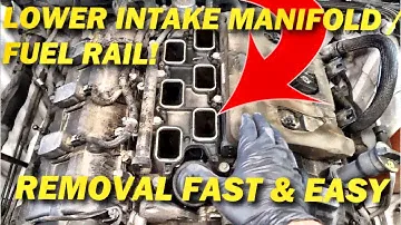 2011-2023 DODGE CHARGER CHALLENGER 3.6L V6 LOWER INTAKE MANIFOLD/FUEL RAIL REMOVAL FAST & EASY