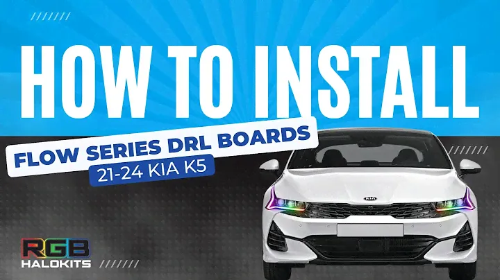 How to Install Kia K5 Multicolor Headlight DRL Kit