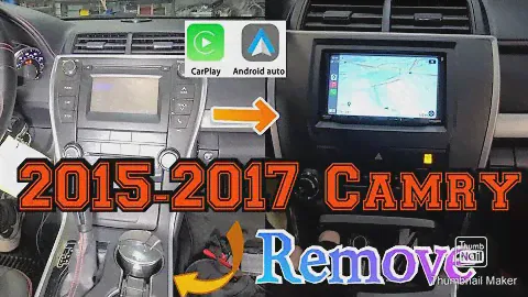 2015-2017 Toyota Camry How to remove radio Install Apple carplay android auto Metra 99-8249