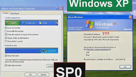 Обзор Windows XP SP0 RTM, самая первая хрюшка