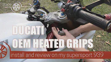 Install & Review of OEM Ducati Heated Grips on My SuperSport 939