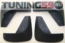 Брызговики OEM, (комплект передние+задние) для Сhery Tiggo