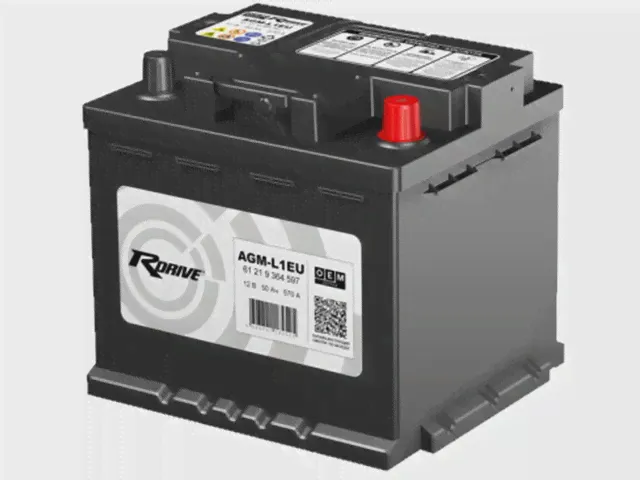 Аккумулятор RDrive AGM OEM (61219364597 BMW) 50Ah О.П 570A