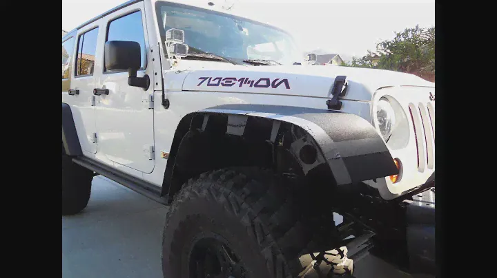 How To: Cutting the OEM Fender Flares on Jeep Wrangler (RockTrooper)