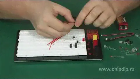 Макетная плата с механическими контактами