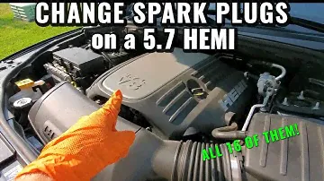 How to CHANGE SPARK PLUGS on a 5.7 HEMI