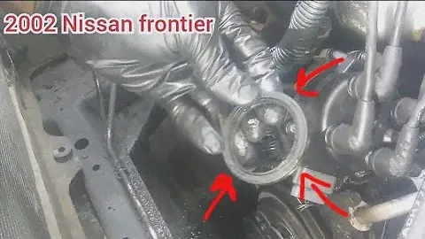 Замена переднего сальника коленвала Nissan Frontier