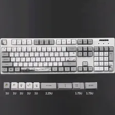 Чернильный ландшафтный колпачок для ключей OEM PBT ANIS Layout Keycaps Полный комплект механических клавиатурных колпачков для ключей PBT Сублимационный колпачок для ключей