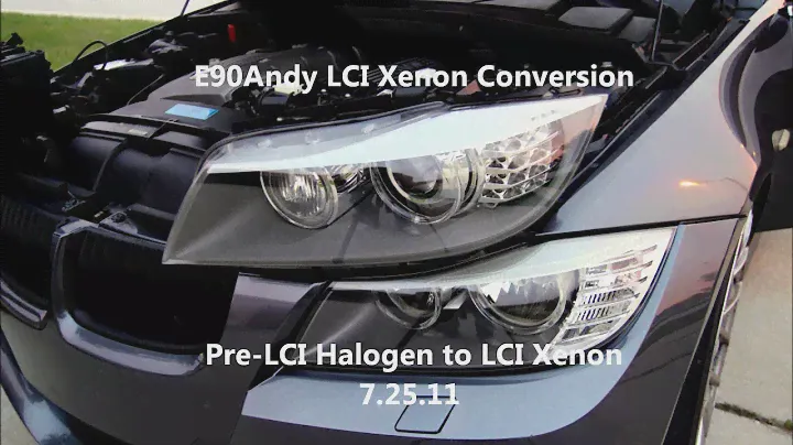 E90 E91 BMW OEM LCI Bi-Xenon LED Conversion - *NEW*