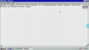 Morphle Friends Windows 7 Home Basic Official Has Windows 98 BSOD