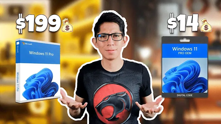 ¿Por qué cuesta $14? Licencias Windows OEM vs Retail