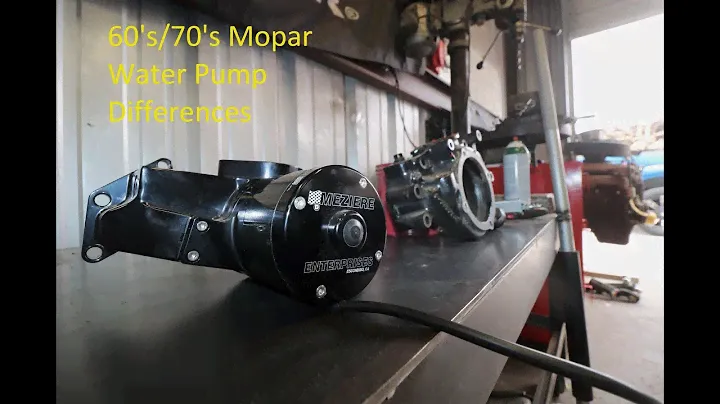 Mopar 440 Water pump housing differences and install!