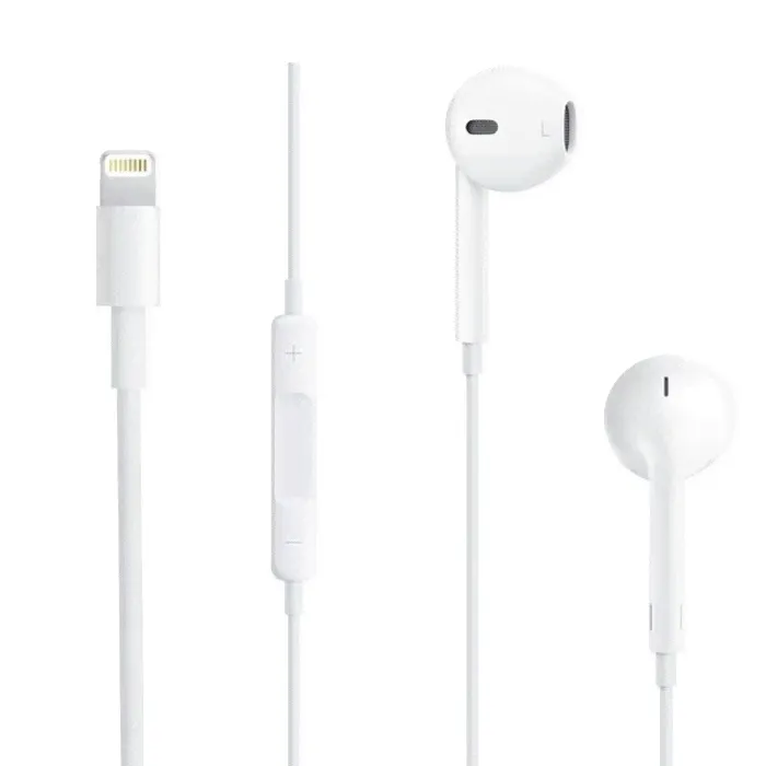 Наушники Apple EarPods, разъём Lightning, OEM, белый, MMTN2OEM-1