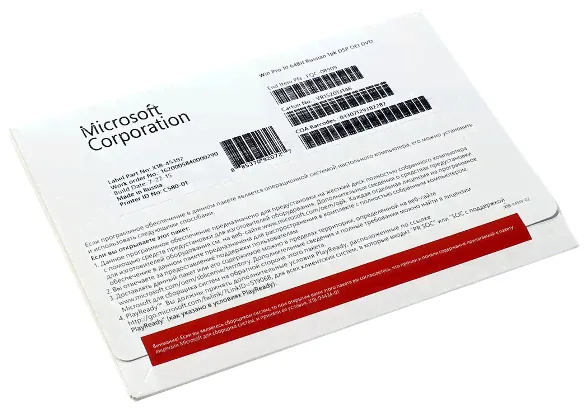 Лицензия Windows 10 Pro 64Bit DVD OEM, OEI-0