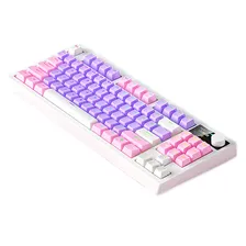IBLANCOD YK830 87 Keys Tri-mode Mechanical Gaming Keyboard Hot Swappable RGB OEM Profile 2.4G/BT/Wired 80% Layout Gaming Keyboard