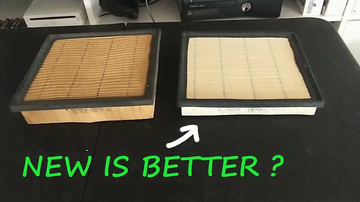 What do you get when you replace the Old OEM Toyota Engine Air Filter with the New One?