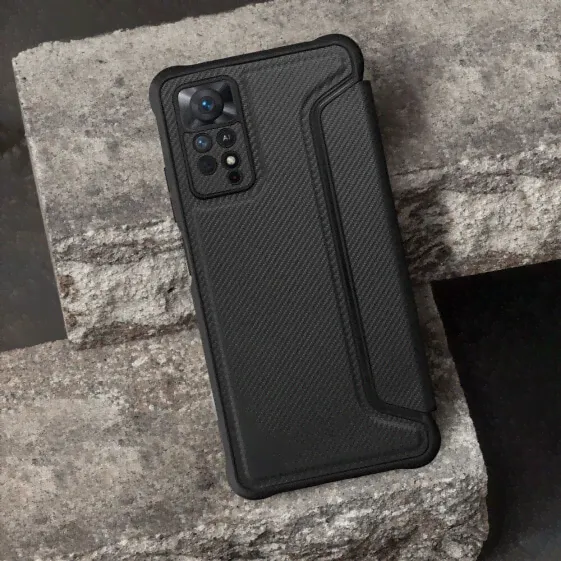 OEM Kabura RAZOR Book do XIAOMI Redmi NOTE 11 PRO / 11 PRO 5G czarny-4