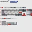 SKYLOONG PBT Keycaps 137 Клавиш Серый Белый Красный OEM Key Cap Для MAC ISO Cherry MX Switch GK61 Anne Pro 2 Механическая Игровая Клавиатура