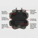 🛍 Пневматическая подвеска oem 2E7X7 2500Ib, воздушный Однопортовый 12 дюйма, высота npt макс. 230 мм FD120-17