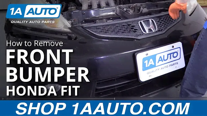 How to Remove Bumper 09-11 Honda FIT
