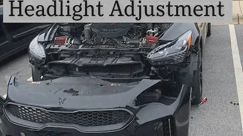 How to adjust your headlights on the Kia Stinger