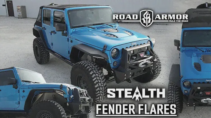 Upgrade Your Jeep with Road Armor Stealth Fender Flares!
