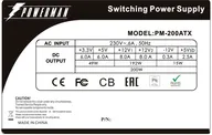 Блок питания 200W PowerMan PM-200ATX OEM