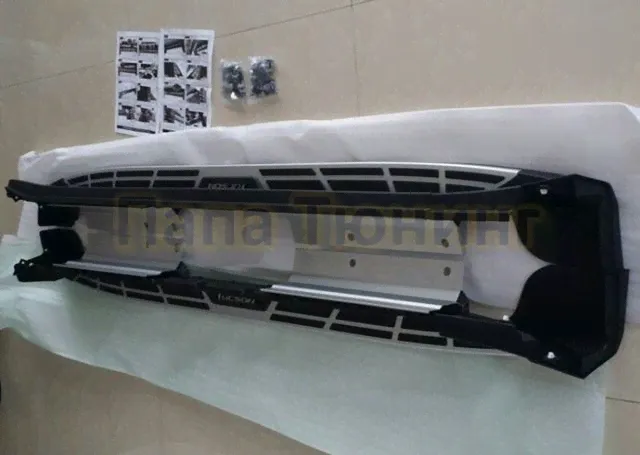 Пороги алюминиевые Mobis Style OEM Tuning для Hyundai Tucson 2015-2021-0