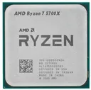 CPU AMD Ryzen 7 5700X OEM (100-000000926) { 3,40GHz, Turbo 4,60GHz, Without Graphics AM4}