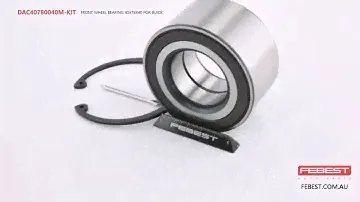 DAC40780040M-KIT FRONT WHEEL BEARING 40X78X40 FOR BUICK