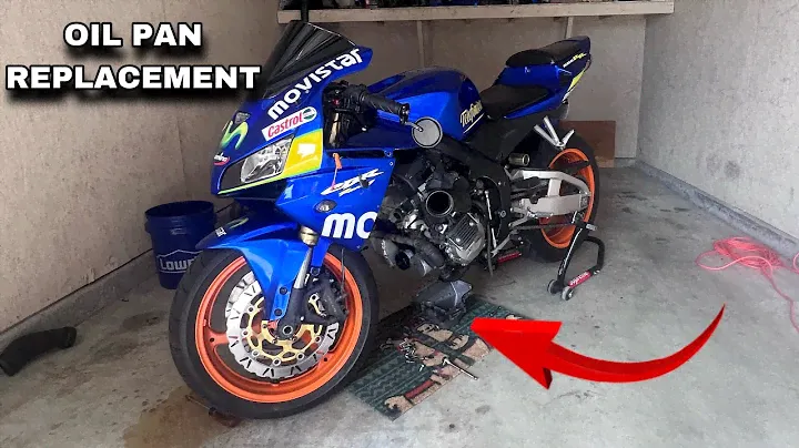 CBR 600RR 03-06 Oil Pan Hairline Crack ⚠️ | Steps to Replace & Fix Part 1.