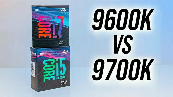 Intel i5-9600K vs i7-9700K Comparison - 6 or 8 CPU Cores?