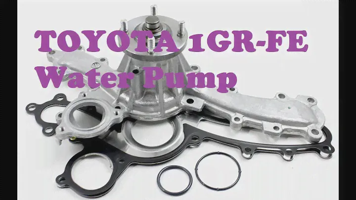 Замена водяной помпы Toyota 1GR-FE, Toyota FJ 4runner, Такома, Тундра