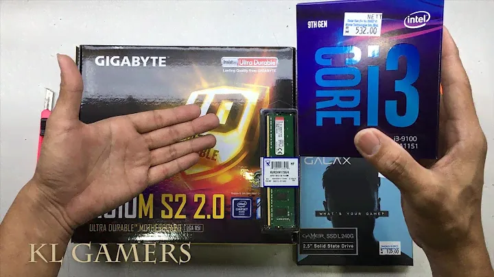 intel Core i3 9100 GIGABYTE H310M S2 2.0 X-Five Elegant M5 Micro/gaming pc build/Budget PC Build