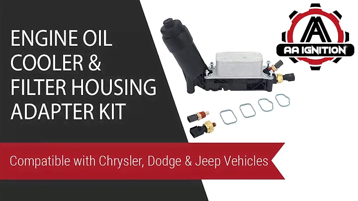 Engine Oil Cooler and Filter Housing Adapter Kit - Fits Chrysler, Dodge & Jeep