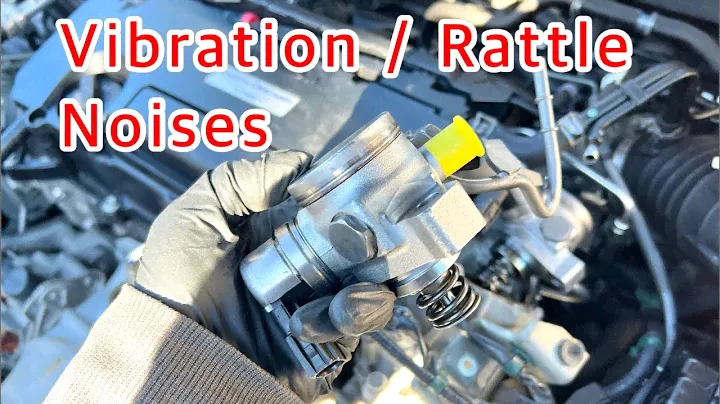 Honda Accord High Pressure Fuel Pump Vibration / Rattle Noises - Direct Injection Fuel Pump Replace