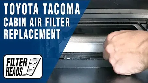 How to Replace Cabin Air Filter 2021 Toyota Tacoma AQ1045