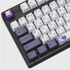 113 Клавиш Фиолетовый Datang Keycap PBT Сублимационные Колпачки для ключей OEM Профиль Механическая Клавиатура Keycap Китайский Стиль GK61 GK64 Прямая Поставка